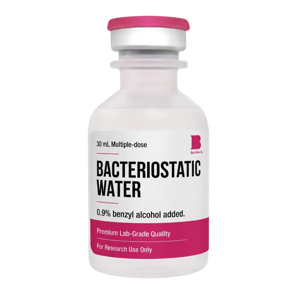 Single 30 mL bacteriostatic water vial